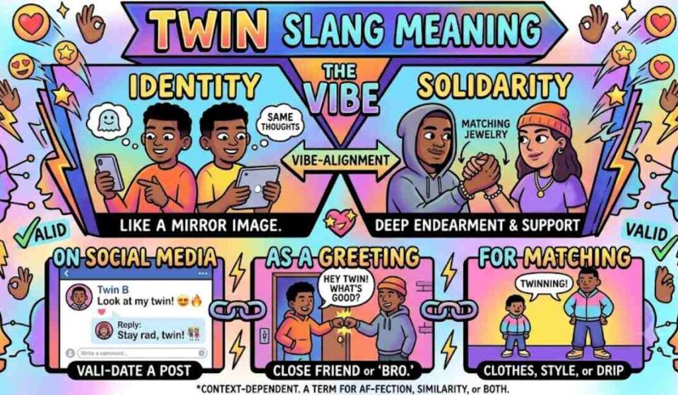 Twin Meaning Slang 💬 Why People Call Their Friends “Twin” Online (2026)