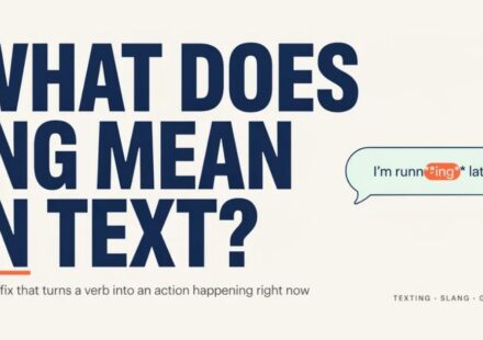 What Does ING Mean in Text