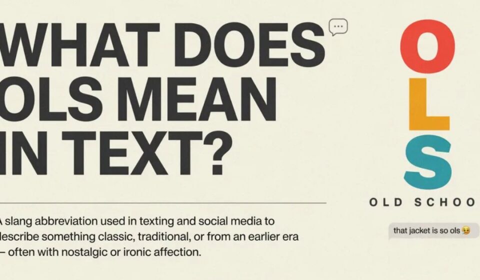 What Does OLS Mean in Text