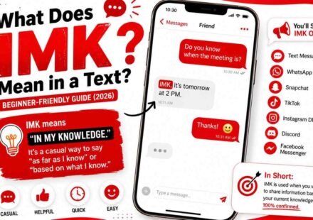 What Does IMK Mean in a Text? 😅 Beginner-Friendly Guide (2026)