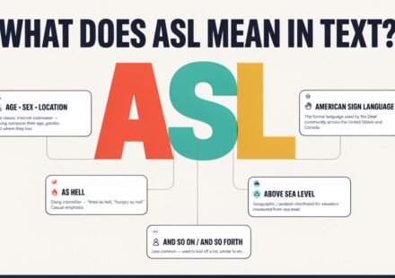 what does asl mean texting